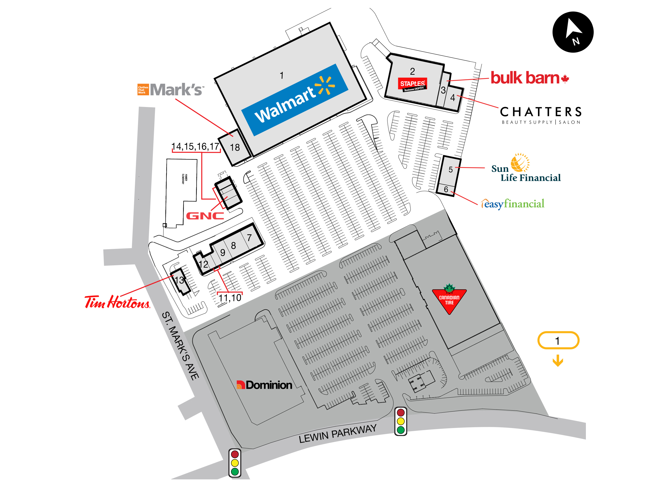 Corner Brook NL SmartCentres   CORNER BROOK WINTER2020 SITE PLAN 